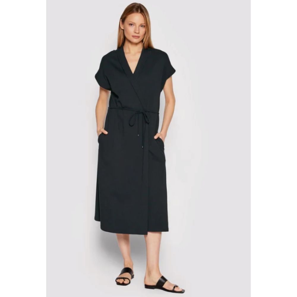 MaxMara Leisure Navy Blue Robe Missing Tie Lounge Wear Womens Size Medium